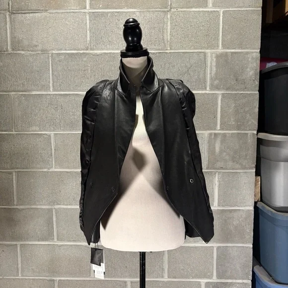 Bagatelle.City genuine leather blazer jacket. - Picture 8 of 13